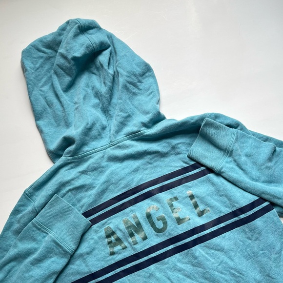 🩷VICTORIA SECRET ANGEL LOGO ZIP UP HOODIE SWEATSHIRT SIZE MEDIUM ANGEL WINGS - Picture 3 of 16
